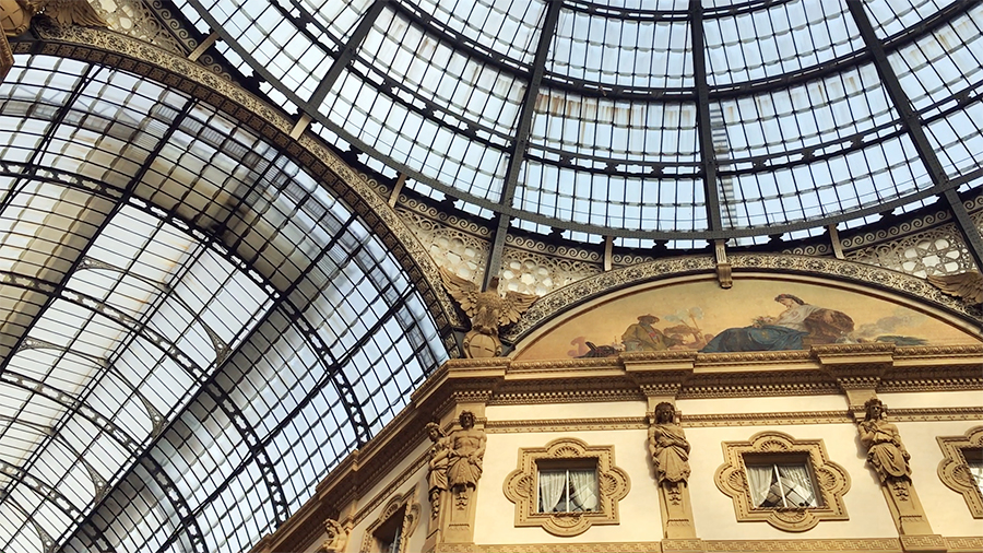 ... der Galleria Vittorio Emanuele II...