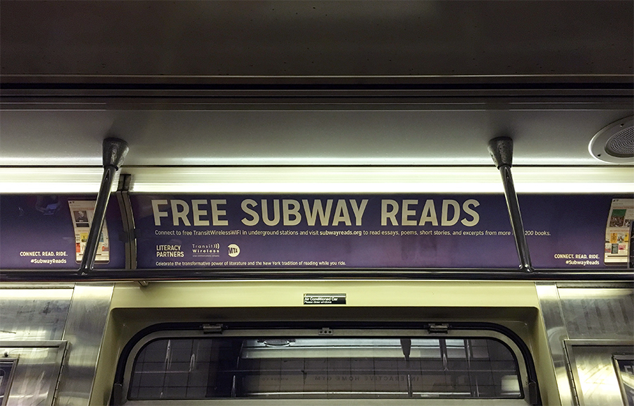 Free Subway Reads - kostenloses Lesen in der Subway!