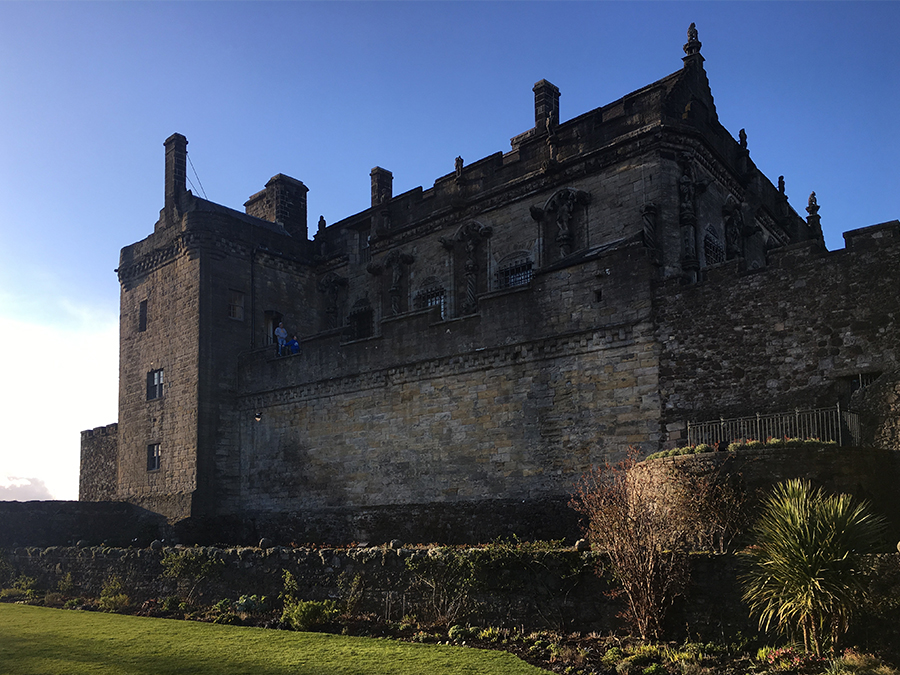 Eine schottische Burg wie aus dem Bilderbuch!