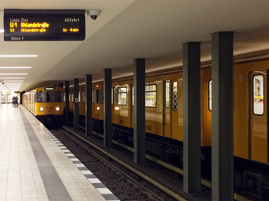 Berliner U-Bahnen sehen echt ganz anders aus als die in Köln.