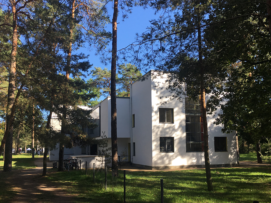 Das Doppelhaus von Lyonel Feininger & László Moholy-Nagy...