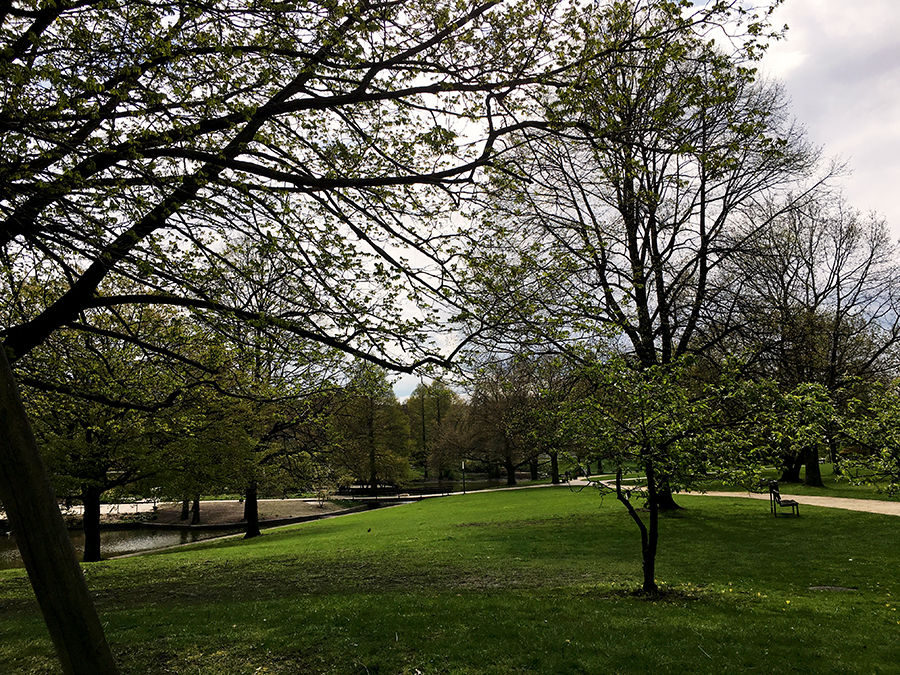 Ruhe und Entspannung im 'Planten un Blomen' Park mitten in Hamburg.