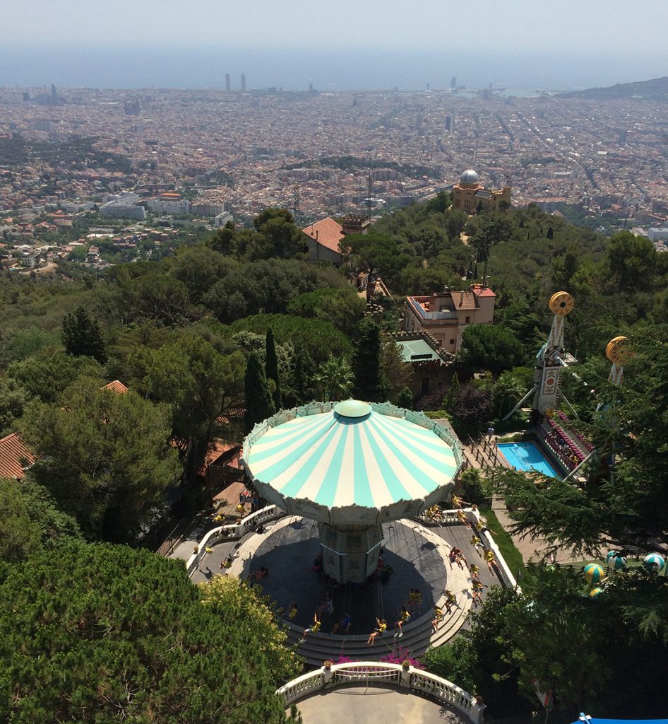 Barcelona liegt uns zu Füßen - eine fantastische Aussicht.