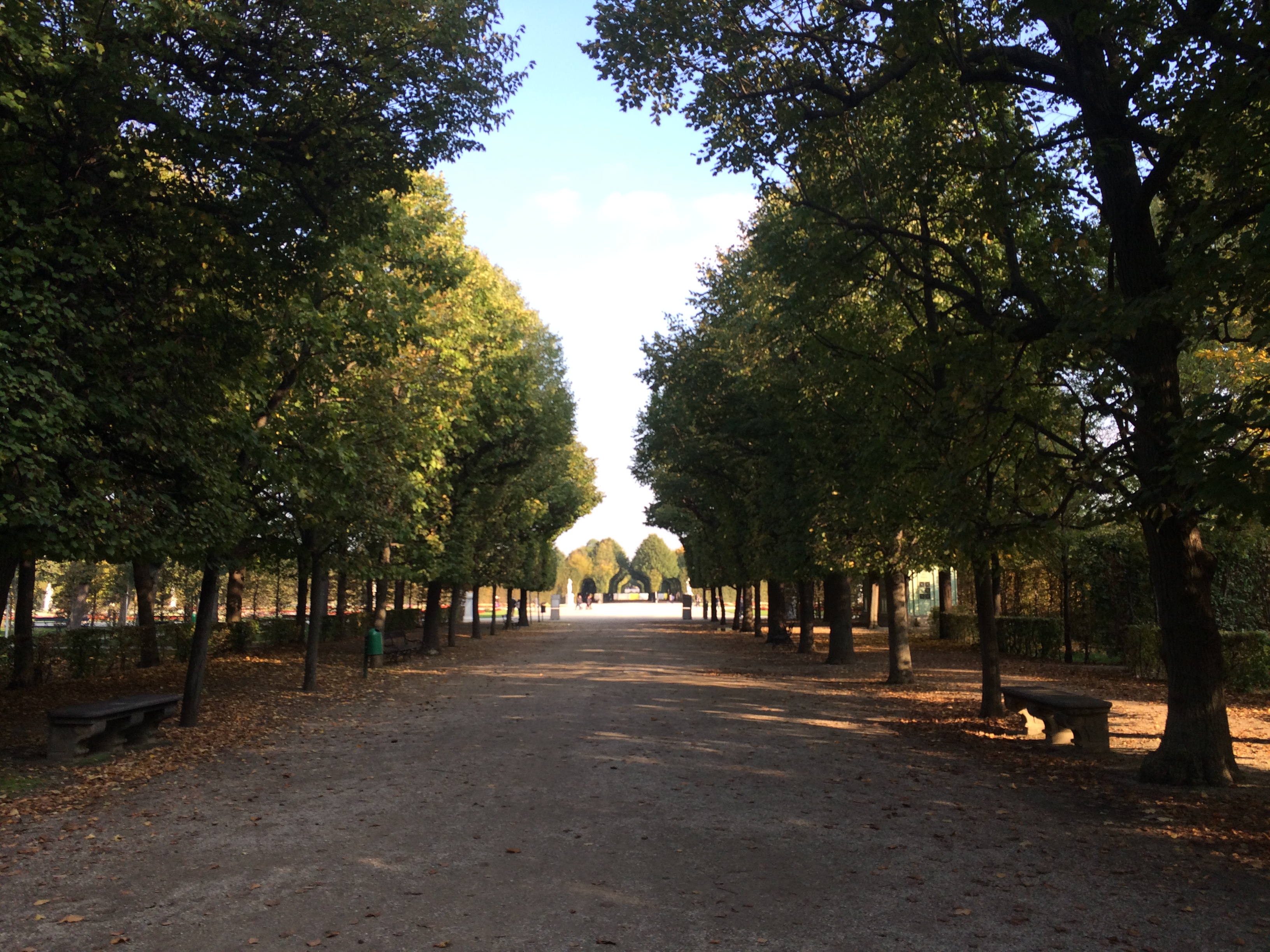 Sehr idyllisch hier im Park von Schloss Schönbrunn in Wien!