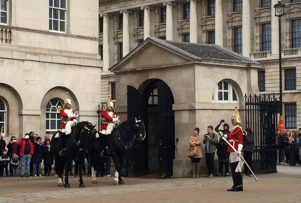 Sie lassen sich niemals aus der Ruhe bringen: Die Wachen der Royal Horse Guards.