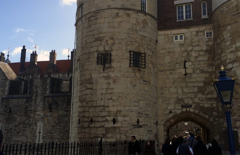 Der Eingang zum Tower of London.