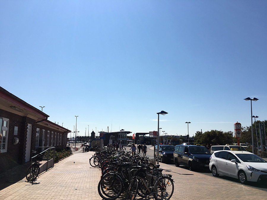 Ankunft am Bahnhof in Westerland - wir sind da, auf Sylt!