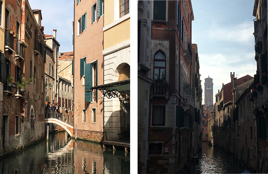 Venedig - einmalig in der Welt: Die komplette Stadt erbaut auf Pfählen über einer Lagune.