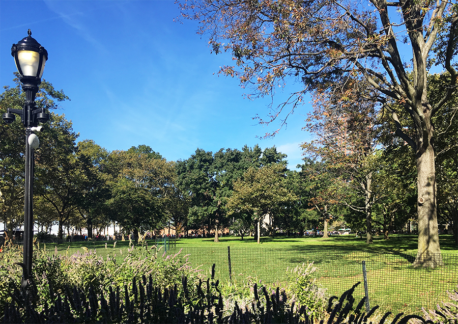 Der New York City Battery Park.