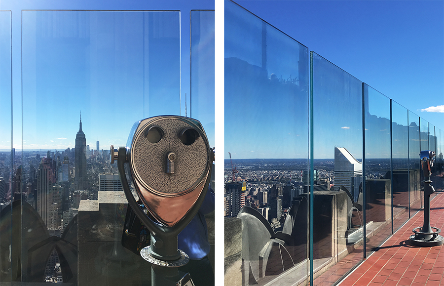 Das tolle am Top of the Rock: Man hat einen prima Blick auf das Empire State Building!