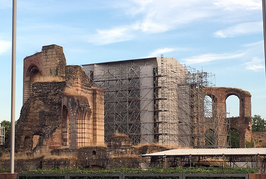 Die Kaiserthermen in Trier.