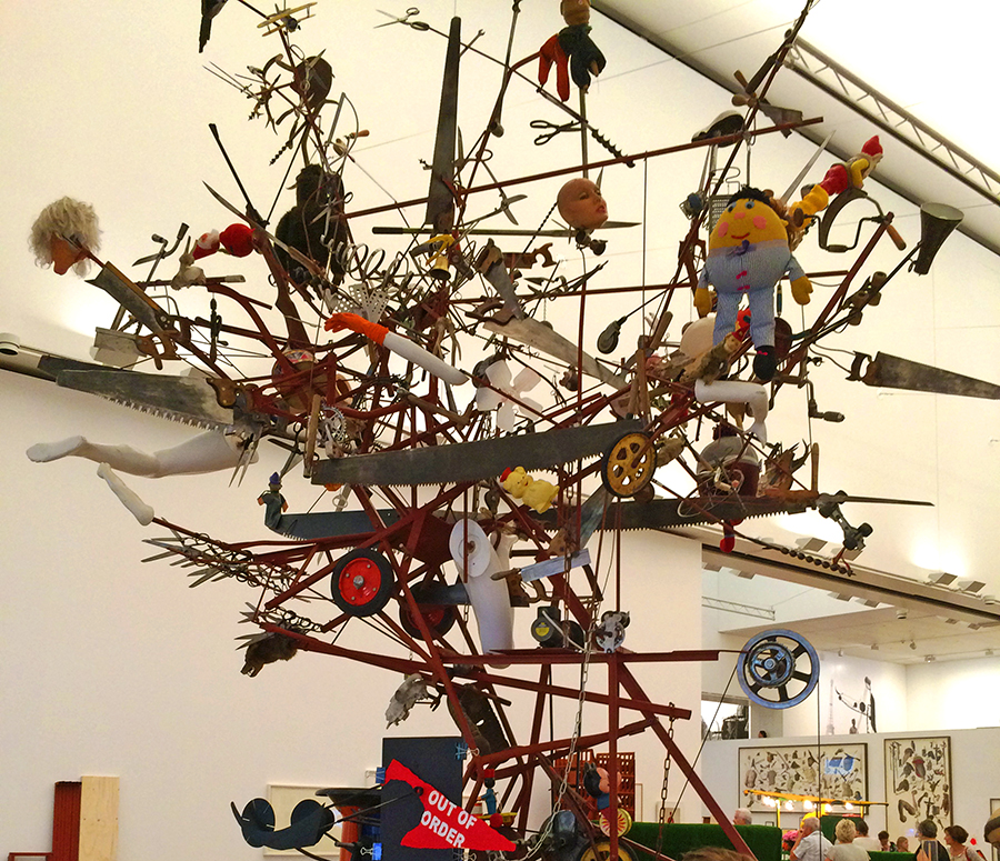 Im Museum Tinguely: Kunst aus Schrott.