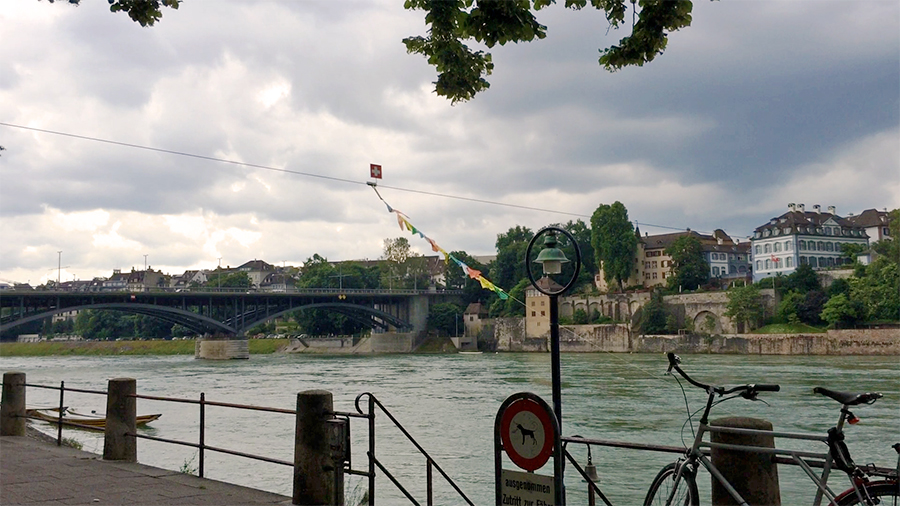 Unser Ziel des heutigen Tages: Basel in der Schweiz.