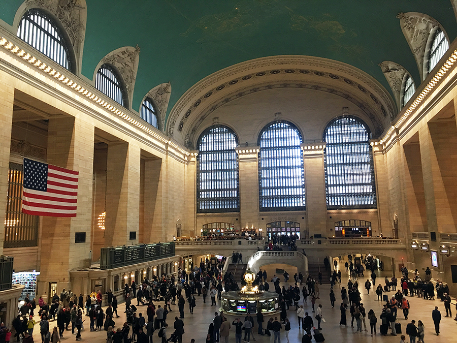 Die Grand Central Station in New York City - größter Bahnhof der ganzen Welt!
