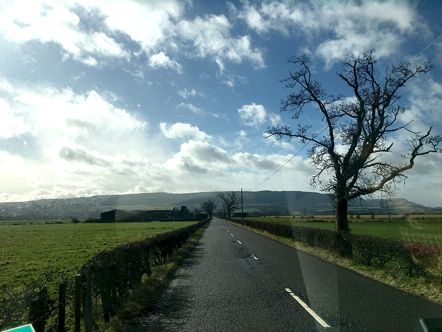 Rollin', rollin', rollin'... immer weiter durch die schottische Landschaft.