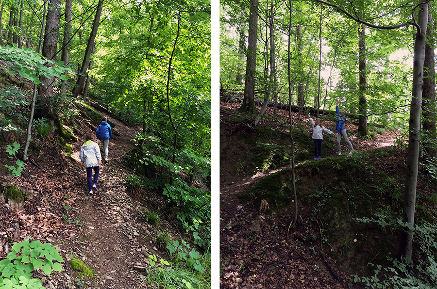 In der Wildnis! Also, aus Sicht von uns Stadtmenschen jedenfalls.