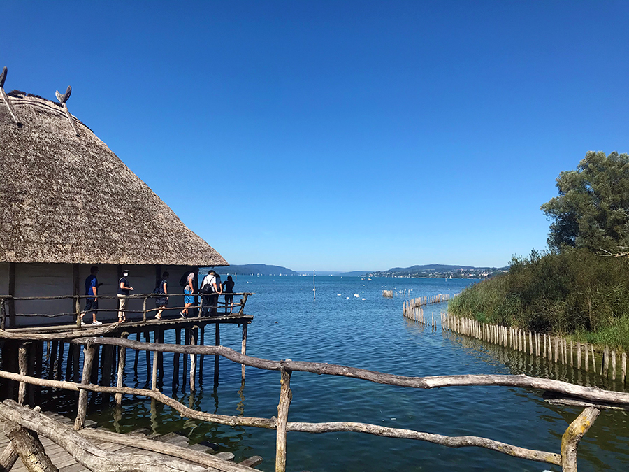 Nebenbei hat man auch eine sehr schöne Aussicht über den Bodensee.