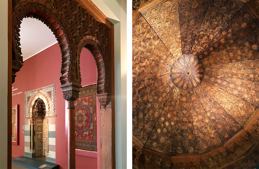 Sogar eine originale Kuppel aus dem "Torre de las Damas" aus der Alhambra in Granada ist hier anzusehen.